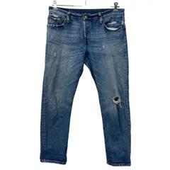 Levi's 501 レディース メキシコ製 W29 インディゴブルー リーバイス ボタンフライ コットン100% カジュアル ジーンズ 2509-659
