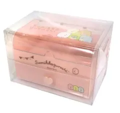 【中古】小物入れ・マルチケース・缶ケース ピンク ファンシー小物入れ 「すみっコぐらし」