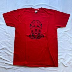 00s vintage チャールズマンソン Tシャツ 赤 S アクセルローズ - メルカリ