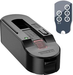 Pispoer ライティングライト入切アダプタ スポットライト リモコン 4種類の信号が送信(黒い,  受信機 1個入り+リモコン 1個入り)