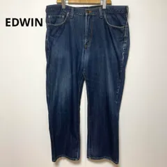 EDWIN エドウィン 404 ダークブルー ストレートデニム W40 日本製
