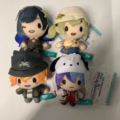 【むつ86-061304】プロセカ ふわぷち マスコット  サンリオ 4種コンプセット Vivid BAD SQUAD ビビバス