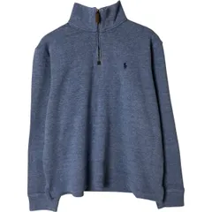 古着 ラルフローレン Ralph Lauren POLO RALPH LAUREN ハーフジップスウェットシャツ トレーナー メンズL相当/eaa587935