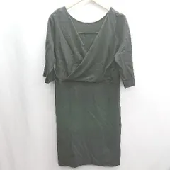 ◇ ⊂ STUDIOUS ステュディオス 半袖 膝丈 ワンピース サイズ0 ブラック レディース E  【1503050014236】