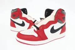 ナイキ NIKE AIR JORDAN 1 RETRO HIGH OG Lost & Found Chicago エアジョーダン1 ハイ ロスト & ファウンド シカゴ DZ5485-612 26.5 レッド ブランド古着ベクトル 中古▲■240905のサムネイル