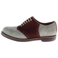 GLAD HAND (グラッドハンド) ×REGAL リーガル サドルシューズ ボルドー/グレー