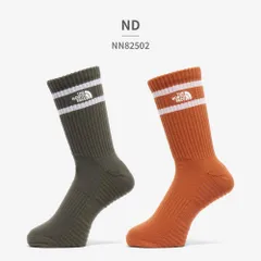 【正規品取扱店･新品】ザ ノースフェイス 靴下 メンズ レディース フリー ラン 2P クルー NN82502 the north face