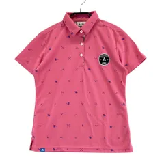 サイズ：L ADIDAS GOLF アディダスゴルフ M73859 半袖ポロシャツ 総柄 ピンク系 [240101516433] ゴルフウェア レディース ストスト