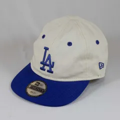 【ニューエラ正規品】ニューエラ New Era® NEW ERA® 帽子 キャップ キッズ My 1st 9TWENTY MLB 2-Tone ロサンゼルス・ドジャース アイボリー ダークロイヤルバイザー(商品番号：14671661)