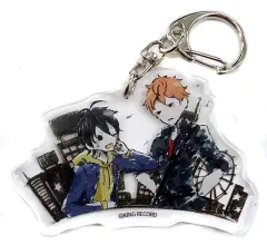 【中古】キーホルダー・マスコット(キャラクター) 山田三郎＆毒島メイソン理鶯(ノーマルver.) 「ヒプノシスマイク -Division Rap Battle- グラフアートデザイン アクリルキーホルダー 02」