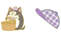 【中古】バッジ・ピンズ 松犬(ボストンver.) ピンズ2個セット ピクニック 「おそ松さん」