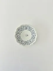 ２客セット　古伊万里　染付　波乗り　兎・ウサギ　鉢・皿（径17㎝） fit=scale-down,w=1200
