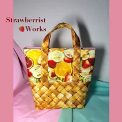 フルーツバスケット柄☆小さめトートバッグ♡ #82
