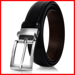 【特売】[サヴィルマン] ベルト メンズ ビジネス 紳士 リバーシブル おおきいサイズ レザー