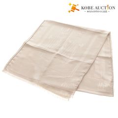 ■ エルメス ストール スカーフ シルク100% イタリア製 ロング 春 夏 秋用 レディース ベージュ エトゥープ 付属品付き タグ付き 未使用