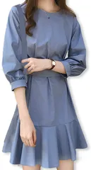 Slow Ride（スロウライド） レディース ワンピース ドレス( ブルー,  4L)