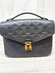 Louis Vuitton/ルイ・ヴィトン  ポシェット メティス MM モノグラム アンプラント ノワール ハンドバッグ  ショルダー紐付き  M41487 ブラック M-1127