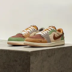 限定品　NIKEZION WILLIAMSON X AIR JORDAN 1 ナイキ　パッチワークデザインのNike Air Jordan 1 Low 27センチ