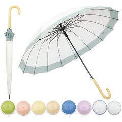 MasterUmbrella 雨傘 レディース 長傘 おしゃれ 傘 メンズ 大きい 16本骨 親骨60cm 日傘 ワンタッチ 【晴雨兼用・ 遮光遮熱】 紫高強度ガラス繊維 台風対応 自動開 梅雨対策 1