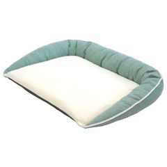 新品 STYRIA 犬 猫 ペット ベッド ペットベッド 犬用ベッド シニア 老犬 老猫 介護 マット フラット 段差 洗える 春夏 夏 通年 おしゃれ 小型犬 中型犬 サマーツイード パイル (L グリーン)