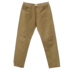 【中古】ピーティーゼロチンクエ PT05 BLUES ダメージ＆リペア加工 5ポケットパンツ オーカーベージュ【サイズ32】【メンズ】のサムネイル
