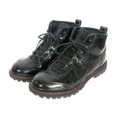 オニツカタイガー Onitsuka Tiger MEXICO RINKAN ショートブーツ 靴 US5 23.5㎝ ブラック 黒 1183A748