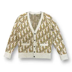 国内正規 DIOR 22AW オブリーク ニット カーディガン 213M233AT393 ディオール L  65845Aのサムネイル