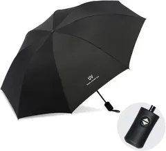 KASSAI 自動折り畳み傘55cm(ブラック)