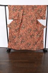 ZY-723 辻ヶ花絞り 小紋 総柄 トールサイズ しつけ糸付き 逸品