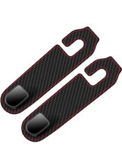 【AKH46】 車 フック 荷物掛け ヘッドレストフック 荷物 カバンフック シートフック 車用 ヘッドレスト 車内 収納 助手席 後部座席 頑丈 カーボンブラック