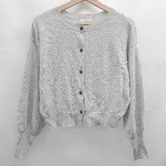 ◇ ⊂ アーバンリサーチ シンプル系 長袖 ニットシャツ サイズ表記なし グレー系 レディース E  【1507250000433】