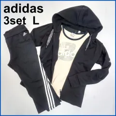 アディダス  adidas  まとめ売り  Lサイズ 上下ジャージ  3点セット  レディース  古着