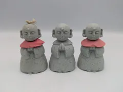 お地蔵様　陶器置物　6体 在庫限り 六地蔵 絆 お地蔵さん 置物 7.8×5.3cm 日本製 瀬戸焼