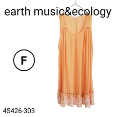 earth music&ecology トップス キャミワンピース 刺繍