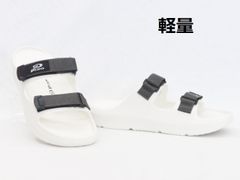 メンズ シャワーサンダル PIKO サンダル 2024 ホワイト 軽量 ピコ サンダル 二本ベルトサンダル