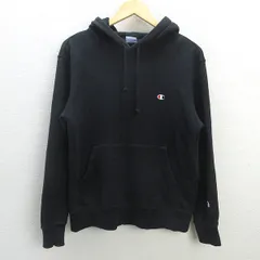 G■チャンピオン/champion フーデッドスウェットシャツ/C3-Q101【L】黒/men's/44【中古】■