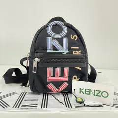 I01完売品 美品 レア ケンゾー KENZO リュック ビッグロゴ ホワイト