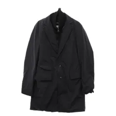 MONCLER (モンクレール) LESPA GIUBBOTTO ダウンライナー付 チェスターコート ジャケット ネイビー E20913192700のサムネイル