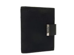 ■極美品■ GUCCI グッチ GG柄 GGキャンバス×レザー 6穴式 手帳カバー スケジュール帳 レディース ブラック系 AZ4507