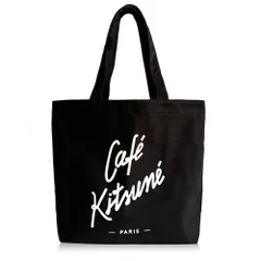 CAFE KITSUNE TOTEカフェキツネ トートバッグ キャンバス ワンマイルコーデ サブバック 大きめ a4 エクリュ レディース メンズ カフェキツネ コーヒーカップ トートバッグ 肩掛け 布 軽量 大容量 メゾンキツネ
