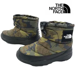 ザ・ノース・フェイス スノーブーツ キッズ 男の子 K ヌプシ ブーティ ロゴ ショート SE 滑りにくい ウインターブーツ 撥水 防寒 ジュニア 保温 ショートブーツ 雪靴 NFJ52281