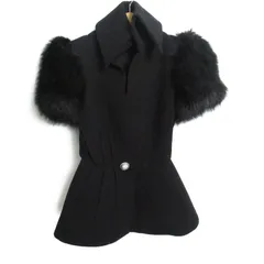 バルマン BALMAIN その他ジャケット BALMAIN ジャケット BF0SB100 ブラック ウール BALMAIN ジャケット レディース Used Aのサムネイル