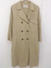 ◇ ◎ le.coeur blanc ルクールブラン ウエストベルト 長袖 トレンチコート サイズ 38 ベージュ レディース  【中古】 【1204050002109】のサムネイル