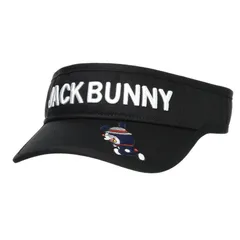 【新品】ジャックバニー ドラえもん コラボ サンバイザー 男女兼用 ユニセックス 黒 ブラック 帽子 ゴルフ JACK BUNNY by PEARLY GATES Doraemon
