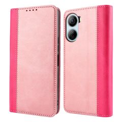 【新着商品】レザー スタンド機能 -ローズゴールド+ローズ Y!mobile カード収納 SoftBank カバー 4世代 リベロ5g 耐衝撃 au スマホケース libero5g4 docomo 手帳型 ケース ケース A302ZT IV 5G Libero