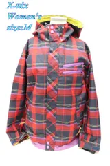 X-nix エクスニクス レディース スノーボードジャケット M ネイビー調 XN3820T53 スポーツ トップス R2507-153