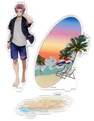 【中古】アクリルスタンド・アクリルパネル 糸師冴 シーサイドモチーフ ジオラマアクリルスタンド 「ブルーロック×文房具カフェ」