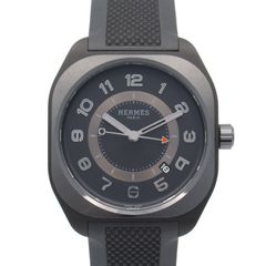 エルメス HERMES 腕時計 HO8 SP1.742.332 ブラック セラミック チタン HO8 メンズ Used A