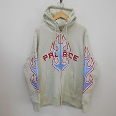 PALACE パレス 22AW FLAME ZIP HOOD ジップアップパーカー ロゴ フレイム 炎 XL 10119106