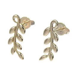 TIFFANY & Co. ティファニー オリーブ リーフ ピアス K18PG 750